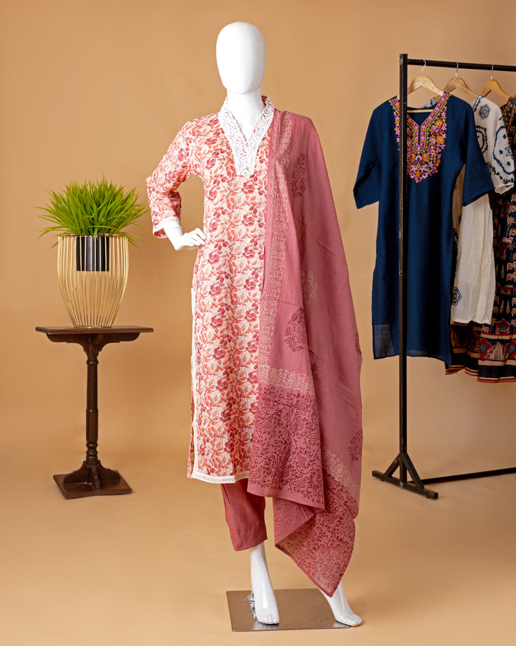Rosette Charm || 3-Piece Salwar Kamiz Suit For Women